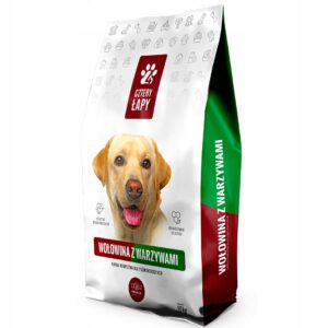 4 ŁAPY PREMIUM WOŁOWINA Z WARZYWAMI 10KG